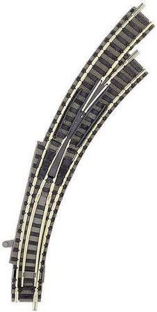 Fleischmann N piccolo Bogenweiche, rechts 45°, 1:160 (Spur N)