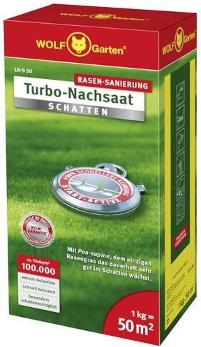WOLF-GARTEN Turbo Nachsaat Schatten Rasengräser-Samen, 50 g - Bild 1