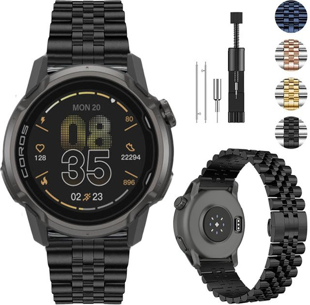 COROS Uhrenarmband Edelstahl, 22 mm, Unisex - Bild 1