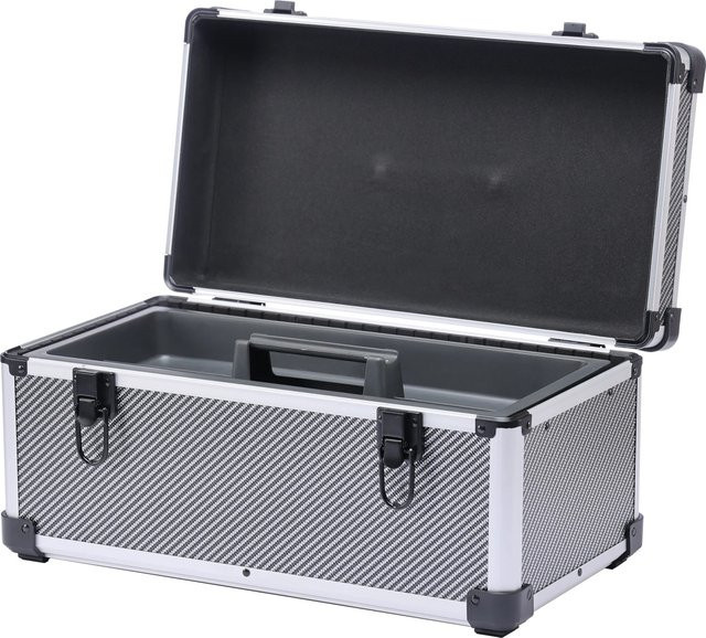 LUX-TOOLS Aluminium Werkzeugkoffer in Silber und Schwarz - Bild 1