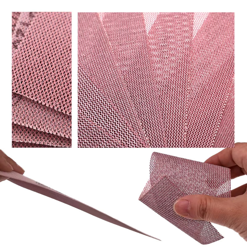 Klett-Mesh-Schleifpapier Set für Holz, Körnung 80–1000, staubfrei und anti-blockierend zum Trockenschleifen und Polieren, B: 19,8 cm, H: 7,0 cm - Bild 4