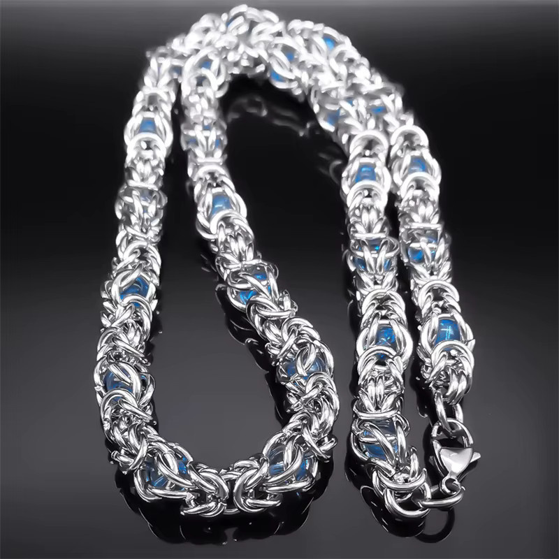 AFAWA Gliederkette Edelstahl, Silber, Herren - Bild 4