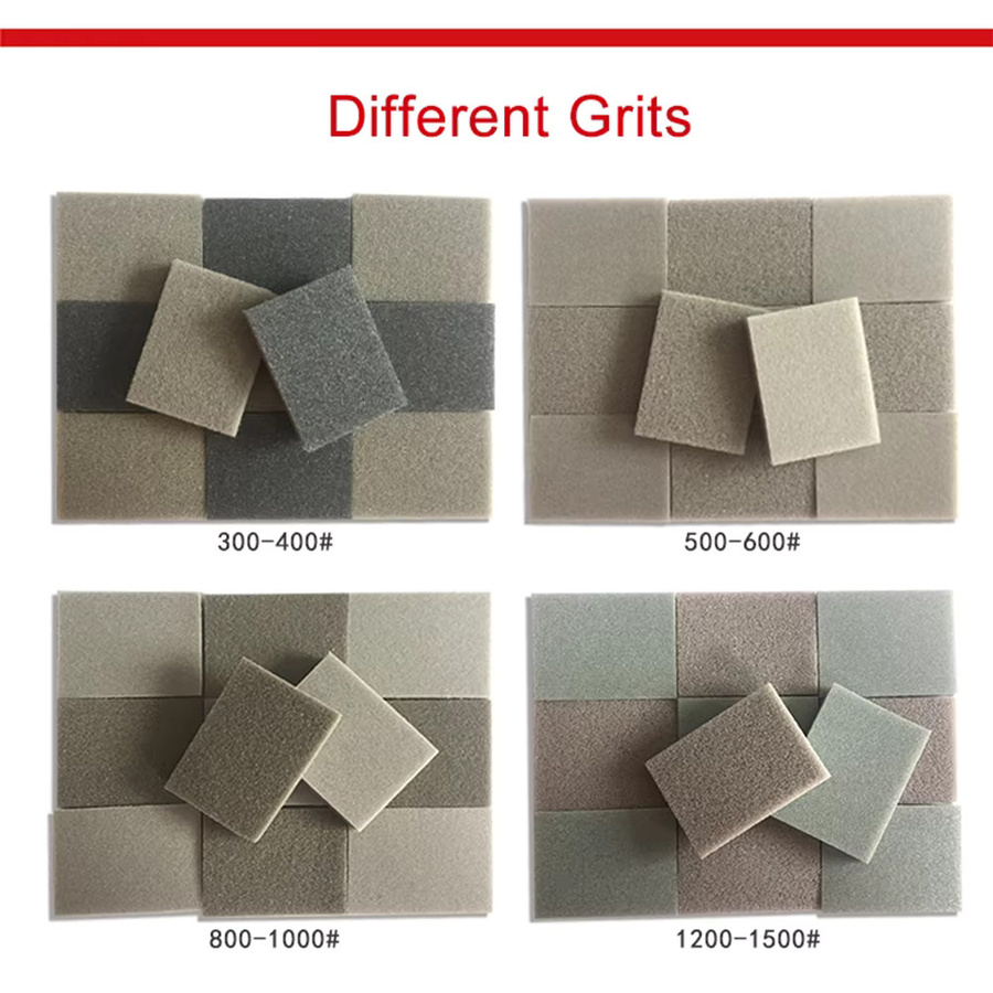 Vibratite Schleifschwamm-Set mit 300 Stück sortierten Körnungen, Mehrfarbig, B/T/H: 4,0 x 3,0 x 1,0 cm - Bild 3