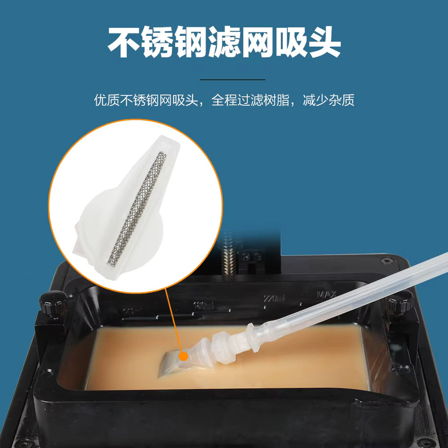 Erilles Selbstansaugende Wasserpumpe für Harz-Recycler zur Filtration und Extraktion in der UV-härtenden 3D-Druck-Anwendung für DLP und SLA - Bild 2