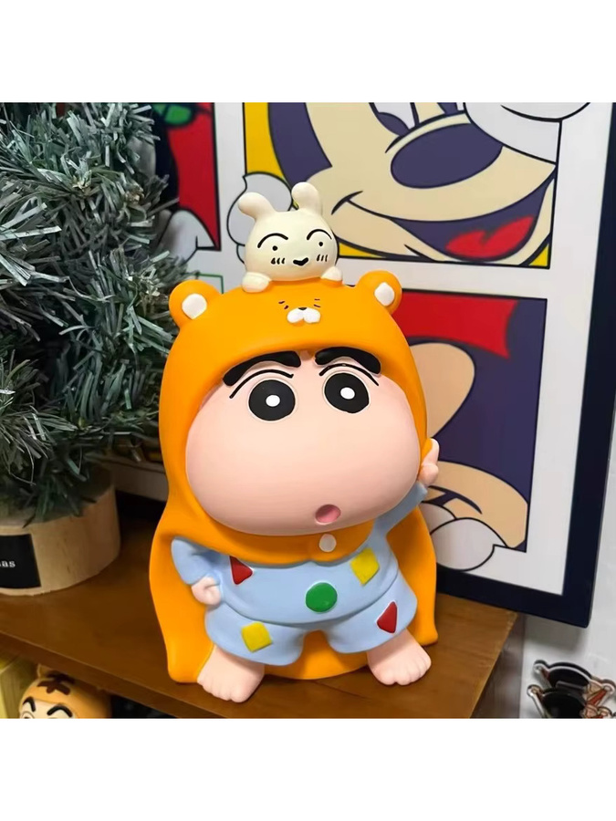 Bandai Crayon Shin Chan Schreibtisch-Aufbewahrungsbox und Spardose aus Kunststoff in Multicolour - Bild 4
