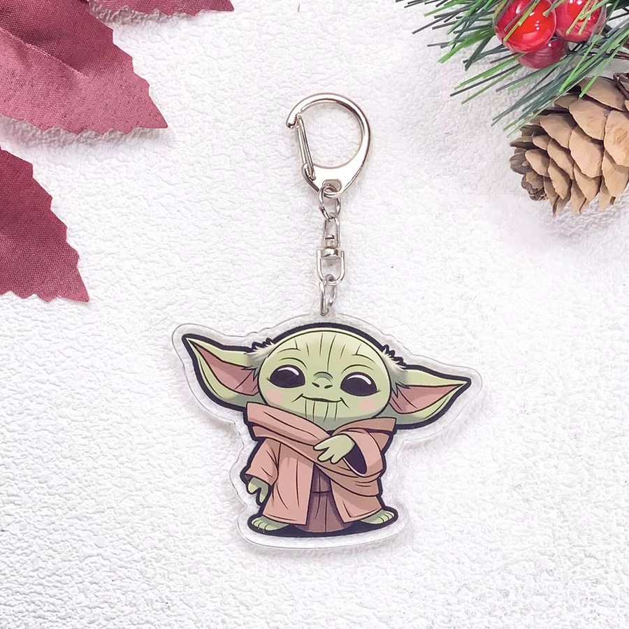 Potdemiel Schlüsselanhänger Star Wars Yoda, Acryl, Unisex - Bild 1