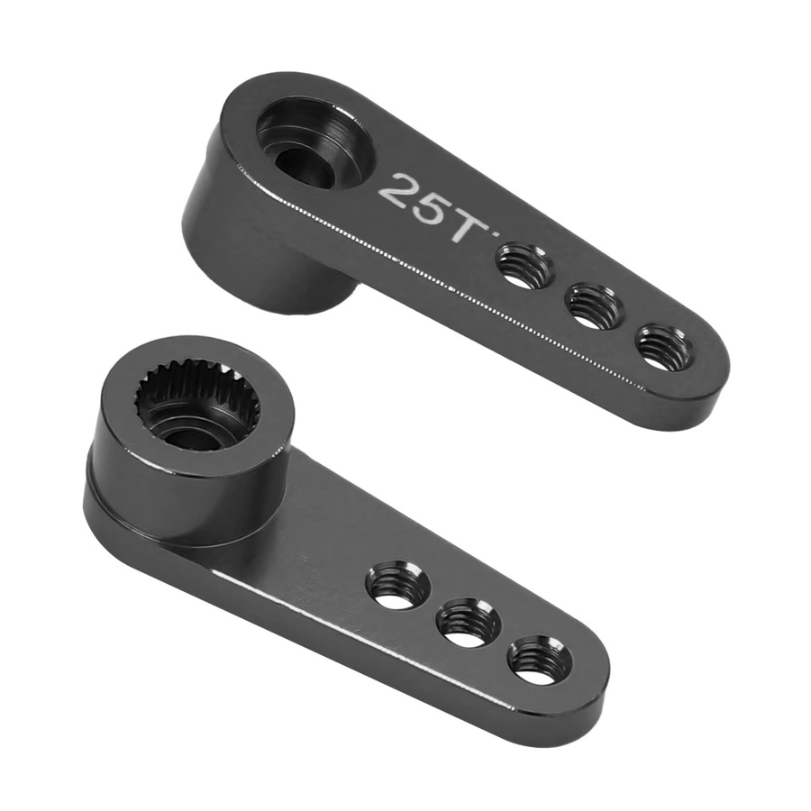 FACSNY Metall Erweiterte Servo Arm Lenkung Horn M3 3 Loch, Blau, Zubehör - Bild 2
