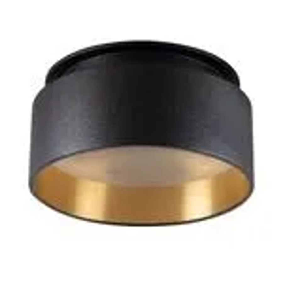 SSC-LUXon Sudara LED Design Einbauspot Gold Schwarz, dimmbar mit indirektem Licht, Warmweiß - Bild 2