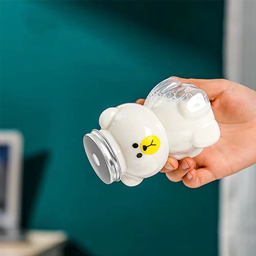 Tragbare Bären Trinkflasche für Milchtee und Wasser als Geschenk für Paare - Bild 3