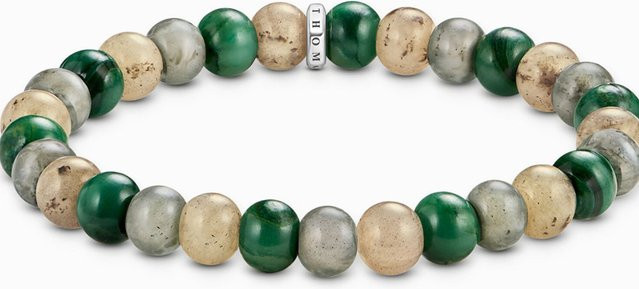 Thomas Sabo Armband 925 Silber, Jasper, Jade, Labradorit, Unisex - Bild 1
