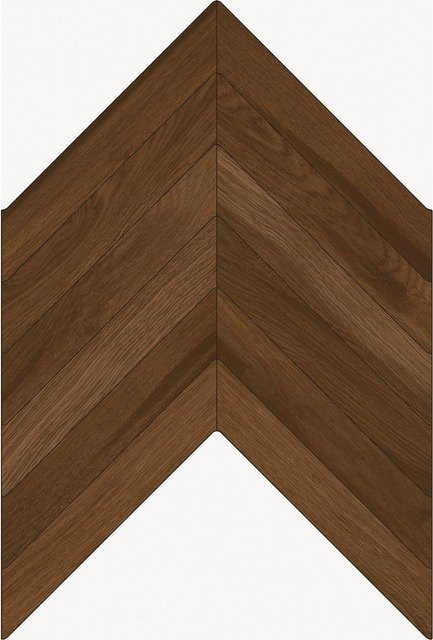 Bodenfliese Feinsteinzeug United Tile Nordic in Braun mit Holzoptik, Glasiert Matt, B: 60 cm, T: 40 cm - Bild 1
