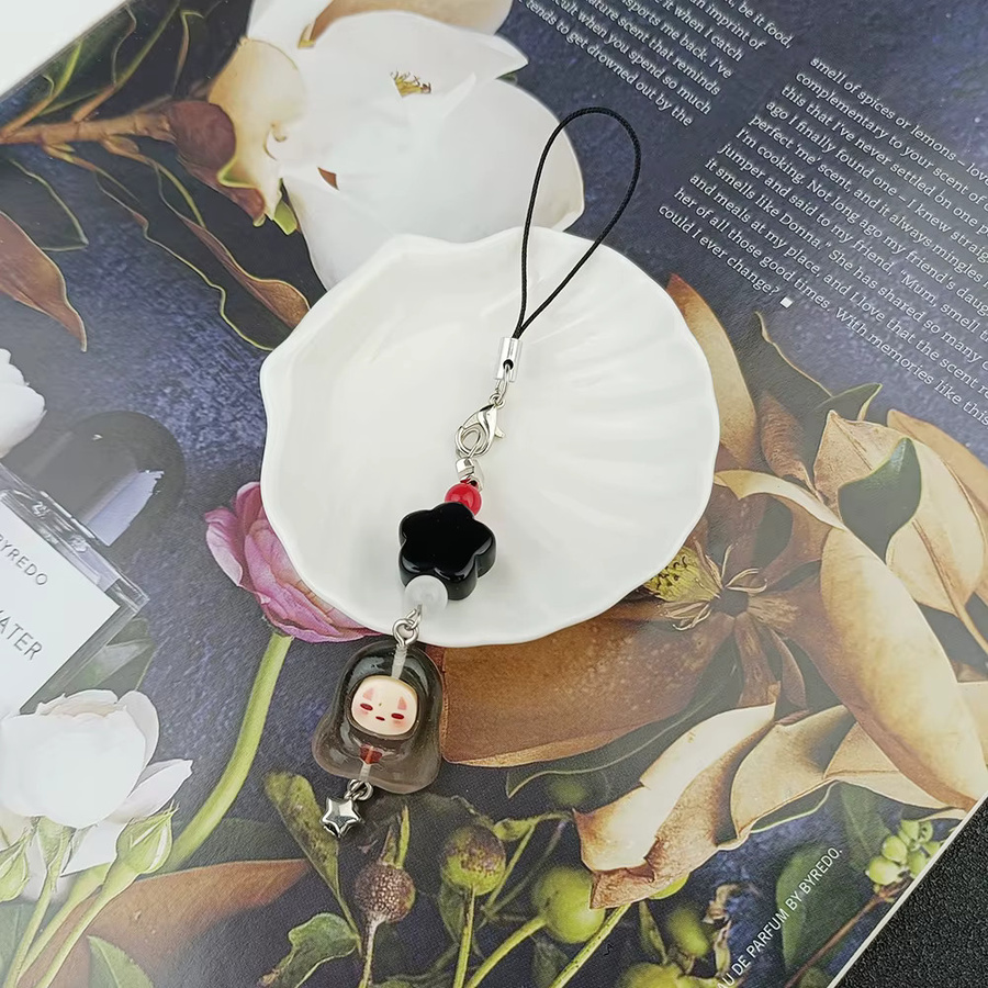 YiYuYiHua Schlüsselanhänger Lanyard Charm, Harz, Unisex - Bild 2