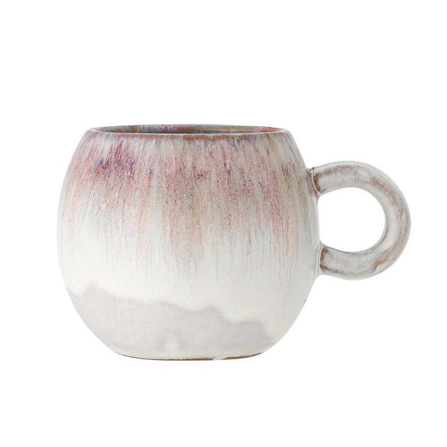 Bloomingville Becher Paula aus Steingut in Rosa, 275 ml - Bild 1