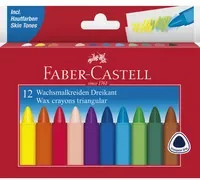 Faber-Castell Wachsmalstifte Multicolor für Kinder, 12 Stück - Bild 1