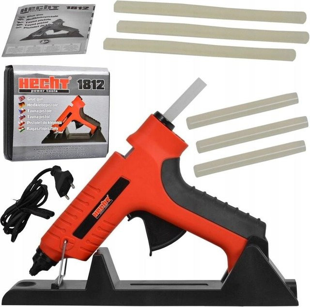 Hecht Klebepistole 1812 in Orange mit 168 °C und 11 mm Klebestabstärke - Bild 1