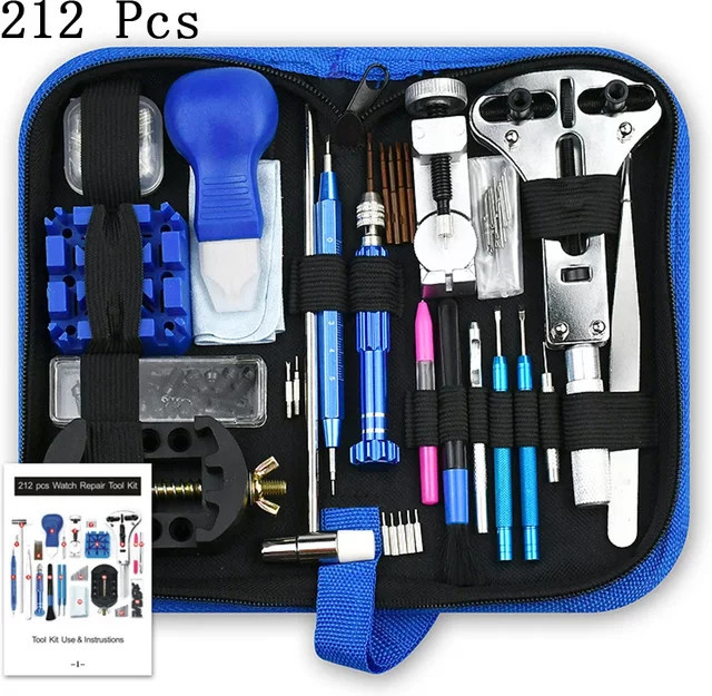 Uhr Reparatur Tool Kit, Link Pin Remover, Shell Opener, Batterie Ersatz Set - Bild 1