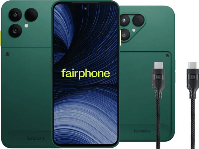 Fairphone 6+ Smartphone 256GB Grün 5G mit Basis-Zubehörset - Bild 1