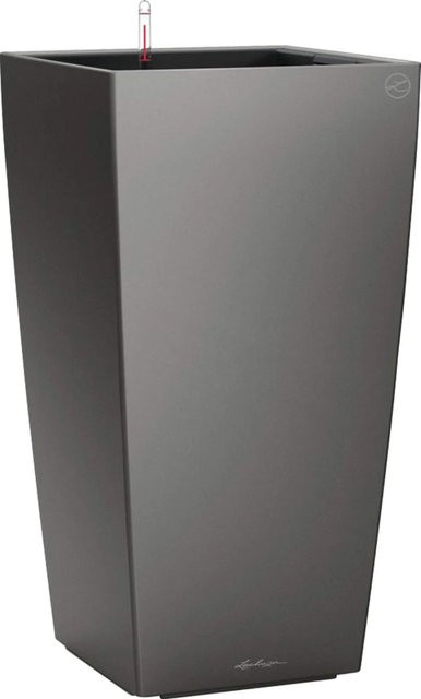 Lechuza Pflanzgefäß Cubico Premium Säulengefäß Anthrazit metallic B/T/H: 50 x 50 x 50 cm - Bild 1