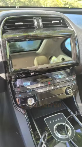 Harman Bosch Multimedia Radio mit Android 14, CarPlay und GPS Navigation für Jaguar XE, XEL und F-Pace (2016-2019), Schwarz - Bild 3