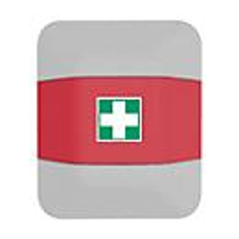 Eichner Verbandskasten-Aufsatz für Feuerlöscherschrank help, rot, B: 43,3 cm, T: 22,5 cm, H: 19,6 cm - Bild 2