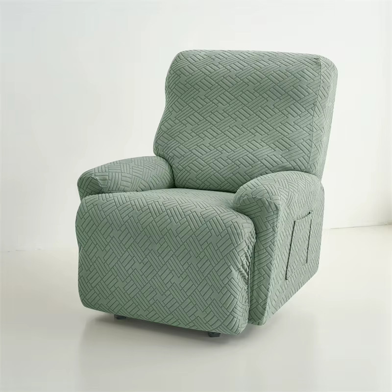 Yupartex 4-teiliges Sofa-Schonbezug-Set aus Jacquard in Grün mit rutschfester Oberfläche und Aufbewahrungstasche - Bild 5