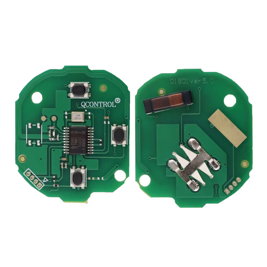 YIQIXIN Smart Key Fernbedienung mit 3 Tasten für Mercedes-Benz und Smart Fortwo 451 (2007-2013), 433 MHz, 7941 Chip, Keyless Entry Sender, Schwarz - Bild 3