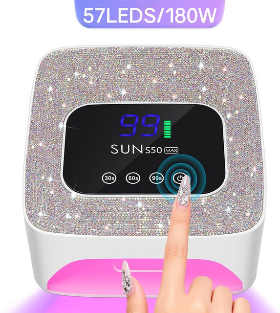 DianaBeauty UV-LED-Nagellampe, 57 LEDs, Schwarz - Bild 1