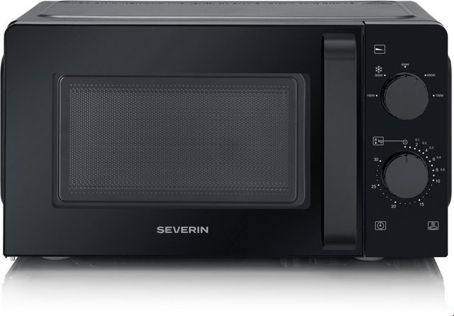 Severin Solo-Mikrowelle MW 9276 in Schwarz mit Timer, B/T/H: 44,5 x 36,0 x 24,0 cm - Bild 1