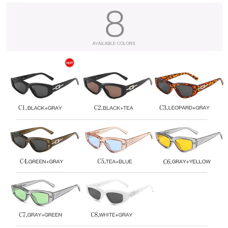 Samjune Sonnenbrille, oval, Vollrand, Kunststoff, Unisex - Bild 4
