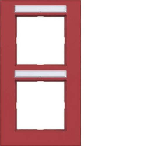 Hager Rahmen WAD8203RG in Rot glänzend - Bild 1