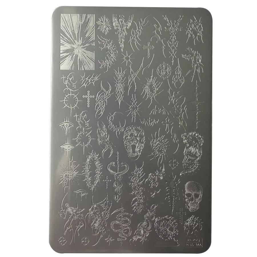 XMQ Nail Art Stamping Plates, Cool Designs Templates Lines - Bild 3
