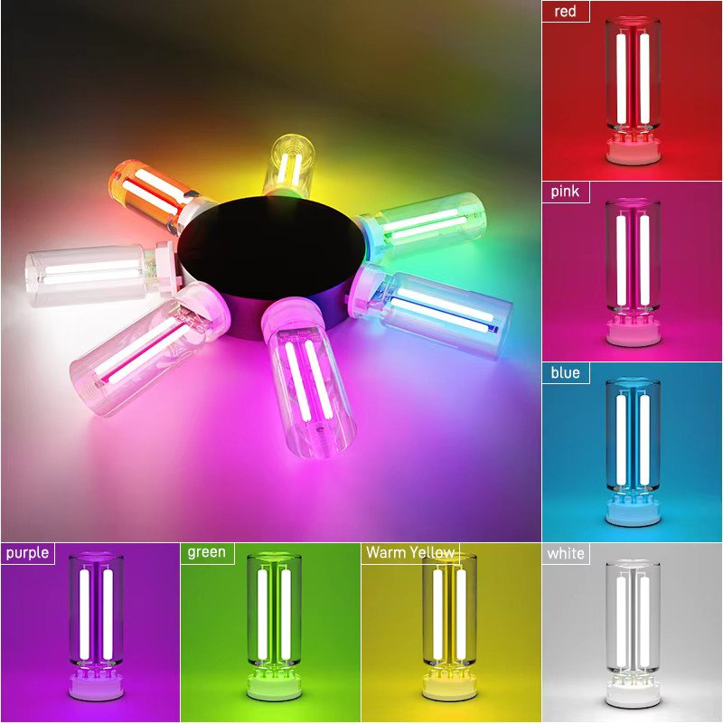 GZQGT USB Auto Atmosphäre Licht mit dimmbarer LED Filament Lampe als dekoratives Nachtlicht und Umgebungsbeleuchtung - Bild 4