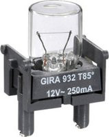 Gira Beleuchtungseinsatz Lichtsignal 12 Volt in Grau und Transparent - Bild 1