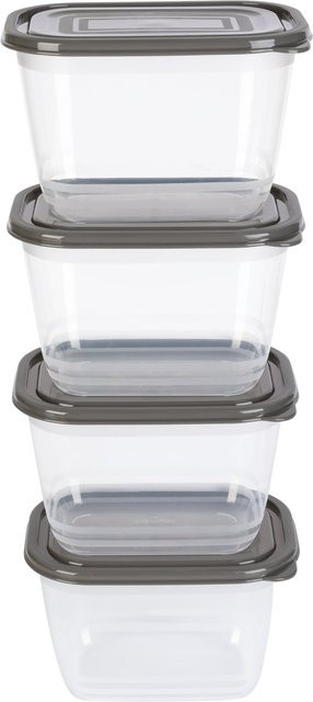 LIVARNO HOME Kühlschrankdosen-Set, transparent, 1,0 l - Bild 1