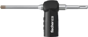 fischer Hohlbohrer SDS Plus FHD in Silber, Durchmesser: 8,0 mm, Länge: 230 mm - Bild 1