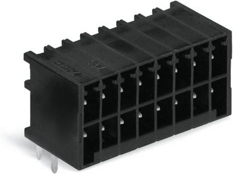 WAGO Stiftleiste 1735 Standard Schwarz 24 Pol 25 Stück Rastermaß 3.50 mm 713-1432 - Bild 1