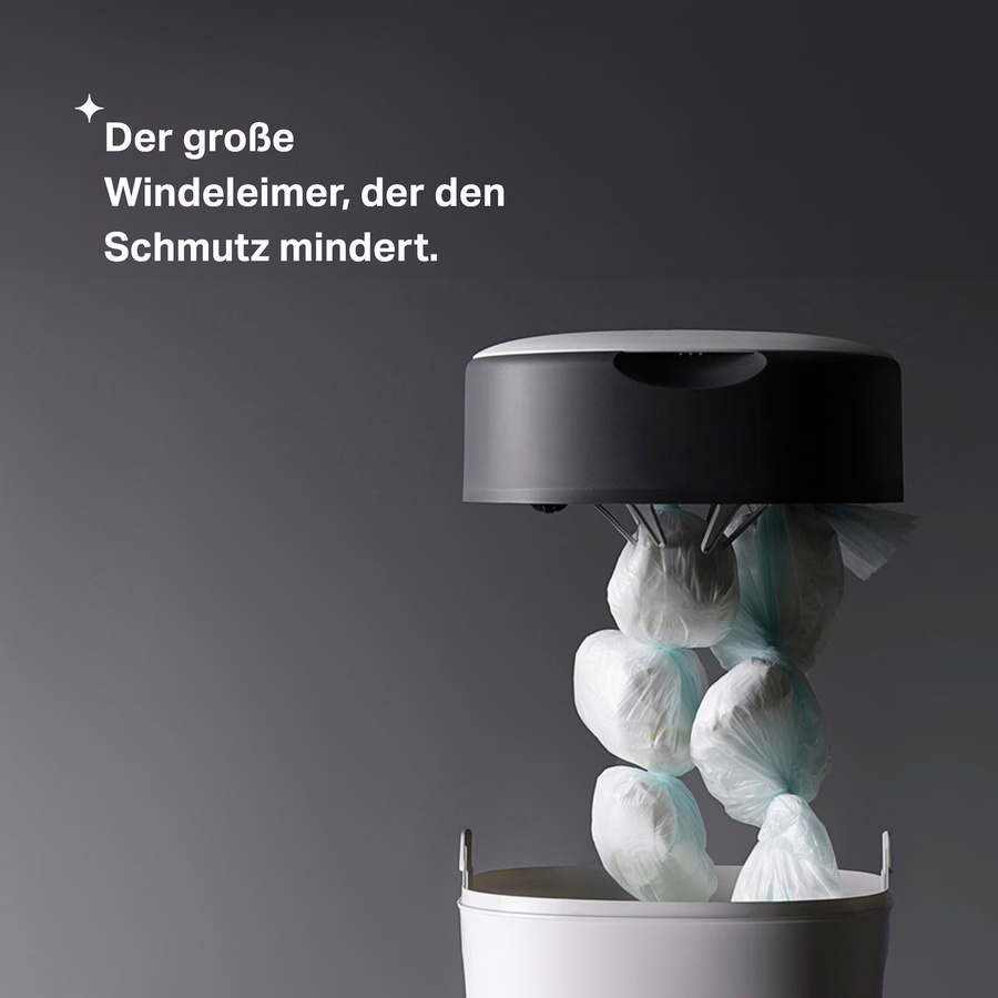 Tommee Tippee Twist & Click Windeleimer XL in Weiss - Bild 2
