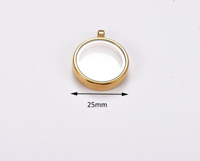 YULIN Anhänger Edelstahl, Gold, Unisex - Bild 1