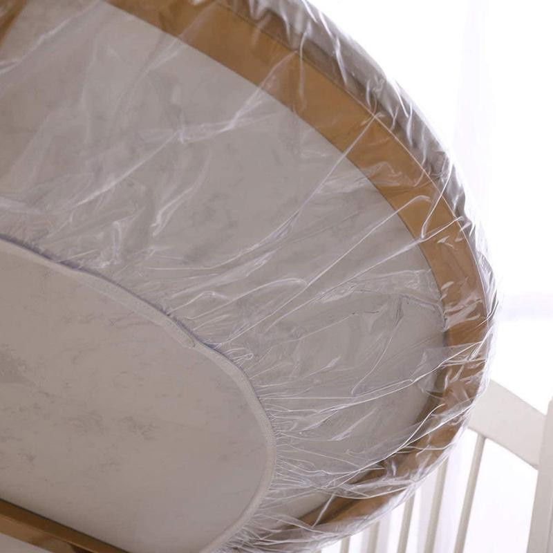 Transparente runde Tischdecke aus wasserabweisendem PVC mit elastischem Rand von 4OYourSecret - Bild 2