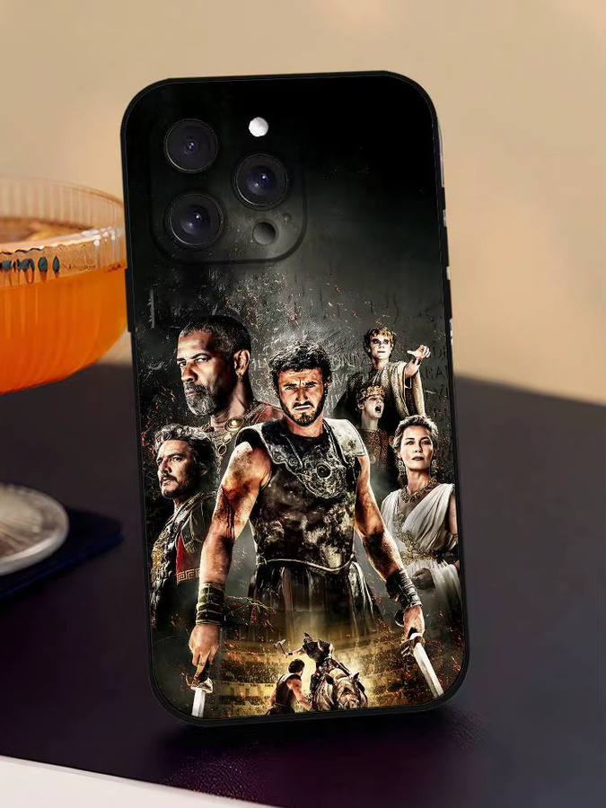 Mesuca Handyhülle Film G-Gladiator 2 für iPhone 11 bis iPhone 17 Pro Max Plus Mini, weiches TPU, Multicolor - Bild 6