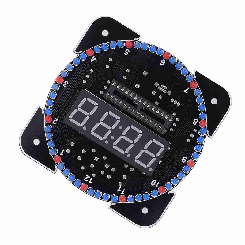 Tooarts DIY Digitale LED Temperaturuhr Kit mit WUSB Kabel und Animationen in Blau - Bild 7