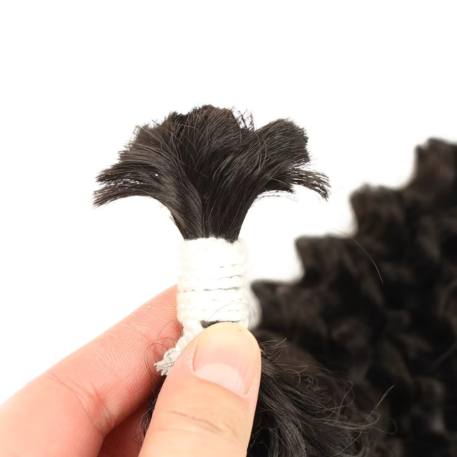YAKIBEAUTY Kinky Curly Synthetische Boho-Zöpfe Bulk-Haar, 2 Stück, 30 Zoll - Bild 5