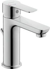 Duravit Waschtisch-Einhebelmischer Fresh + Flow D-Code in Chrom mit schwenkbarem Auslauf und Zugstangenauslauf - Bild 1