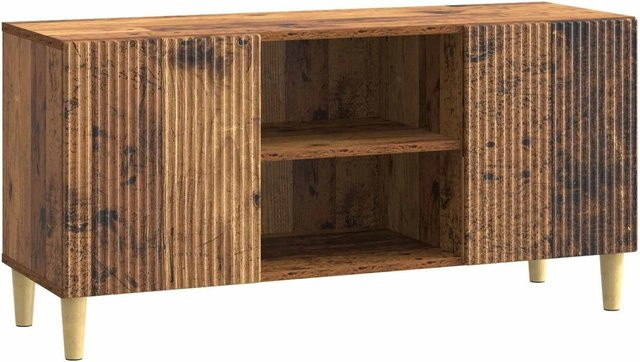vidaXL TV-Schrank aus Holzwerkstoff in Vintage-Optik, Braun, B/T/H: 102 x 34,5 x 50 cm - Bild 1