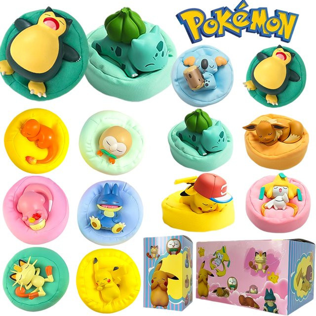 Bandai Pokémon Pikachu Schlaf-Serie, Blind Box Modellfigur, 1-12 Stück - Bild 1