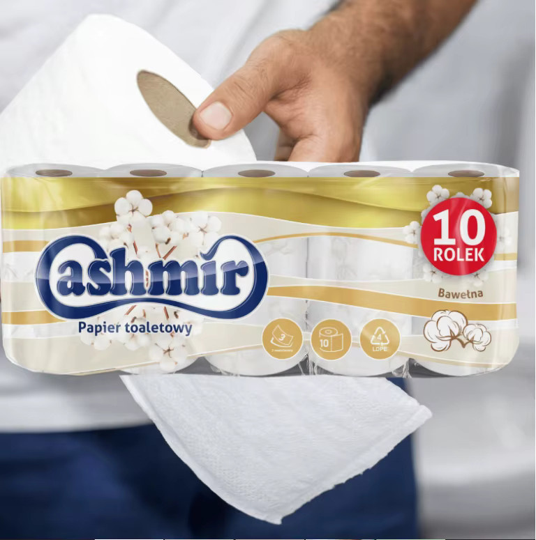 Toilettenpapier, 10 Rollen, 3-lagig, Kaschmir - Bild 2