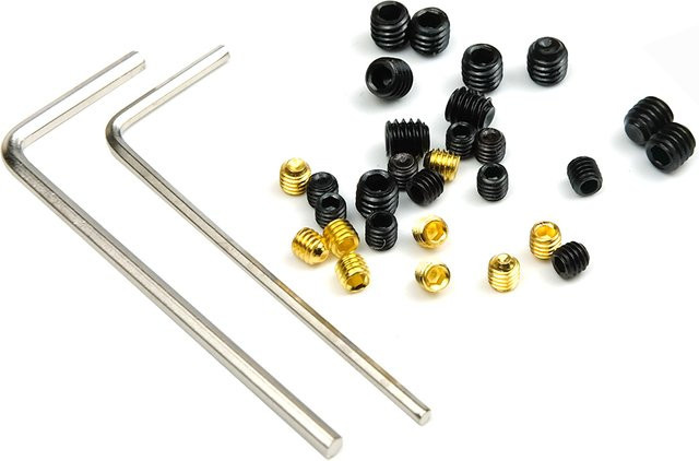 SKYAREA 10er Set Madenschrauben mit Innensechskant und Cup-Punkt aus Stahl, 12.9 Grade, M2 M3 M4 für RC Modell Boot Motorwelle und Fahrwerk, Mehrfarbig - Bild 1