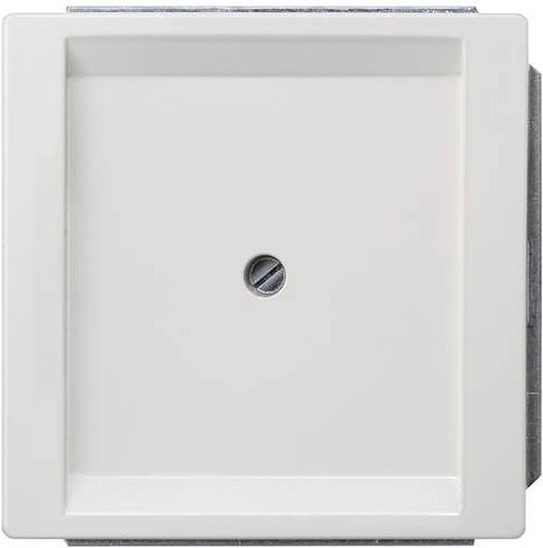 Siemens DELTA style Blindplatte in Platinmetallic, B/H: 6,8 x 6,8 cm, 5TG13301 - Bild 1