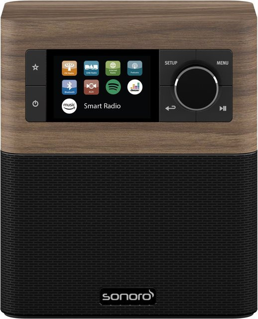Sonoro Stream Internetradio DAB+ in Walnuss/Schwarz - Bild 2