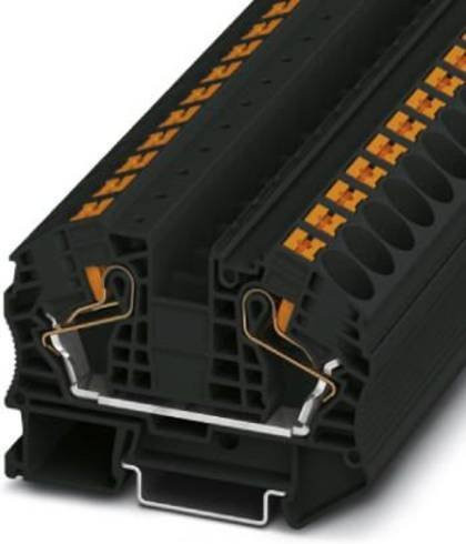 Phoenix Contact 3212145 Durchgangsklemme Push-In-Klemme Schwarz 50 Stück - Bild 1